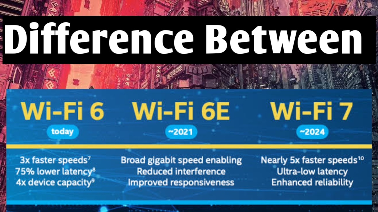 difference between wifi 6 and wifi 7